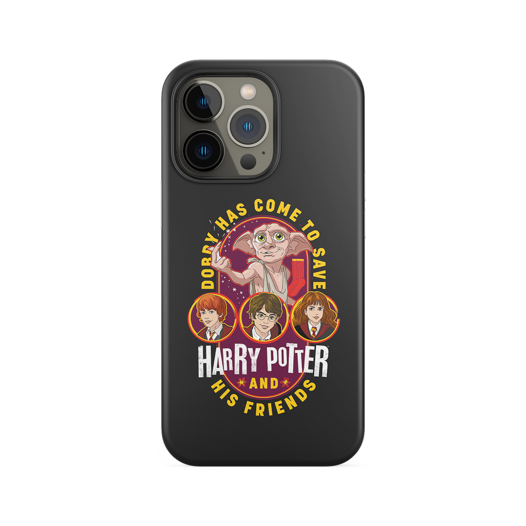 Capa Harry Potter -  Dorry Veio Salvar Os Seus Amigos Preto