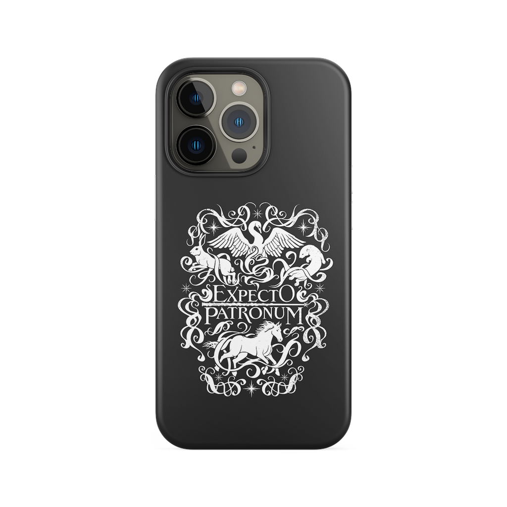 Capa Harry Potter -  Preta Expecto Patronum