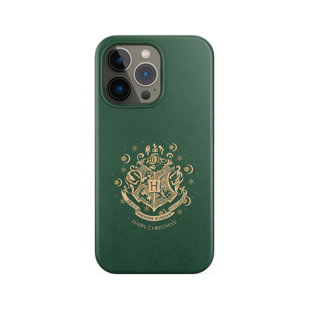Capa Harry Potter -  De Feliz Natal De Hogwarts Em Verde