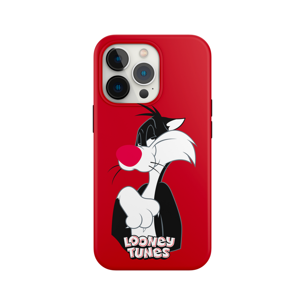 Capa Looney Tunes -  Vermelha Silvestro Pensamento